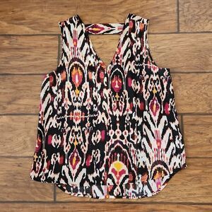 Women's medium sleeveless multi-colored blouse by a.n.a.